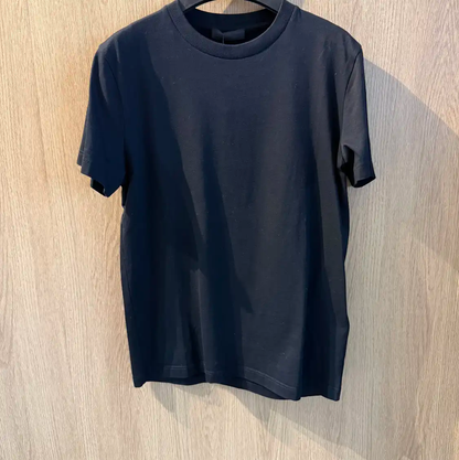 Prada Men's Black Cotton Short Sleeve T-Shirt