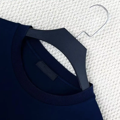 Prada Men's Blue Logo T-Shirt for Spring Autumn