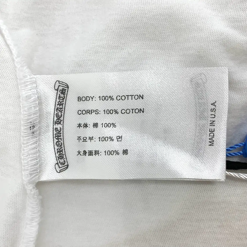 Chrome Hearts White Cotton Long Sleeve T-Shirt 0089