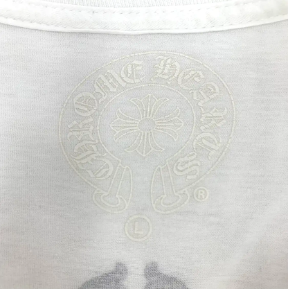 Chrome Hearts White Cotton T-Shirt for Men 0089