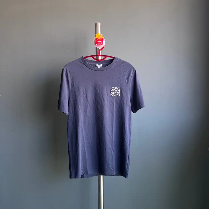 Loewe Men's XS Blue Cotton T-Shirt 0089