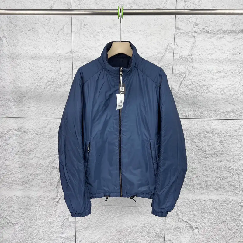 Prada Navy Blue Cotton Men's Jacket