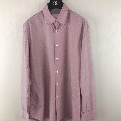 Prada Pink Cotton Long Sleeve Shirt