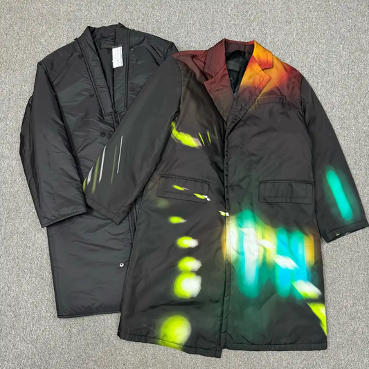 Prada Multicolor Men's Coat Size S