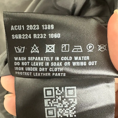 Prada Black Cotton Long Sleeve Coat for Men