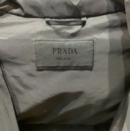 Prada Black Down Puffer Jacket for Men
