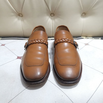 Gucci Brown Leather Loafers for Men 0079