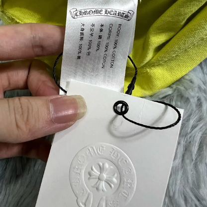 Chrome Hearts Yellow Cotton Men's T-Shirt 0089