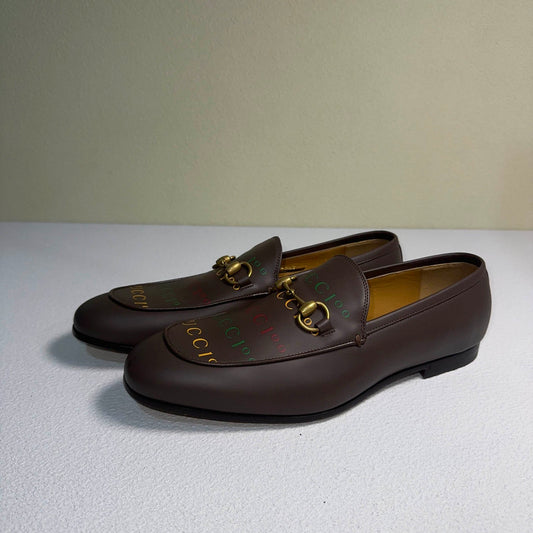 Gucci Casual Stylish Loafers in Coffee Brown 0079