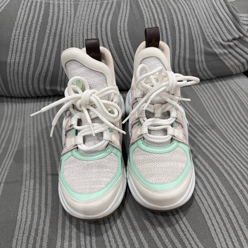 Louis Vuitton Archlight Sneakers in Pink and Green 0079
