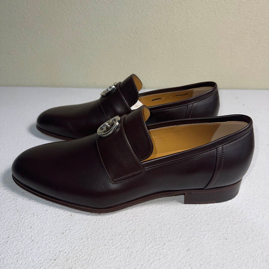 Gucci Interlocking Leather Double G Casual Shoes 0079