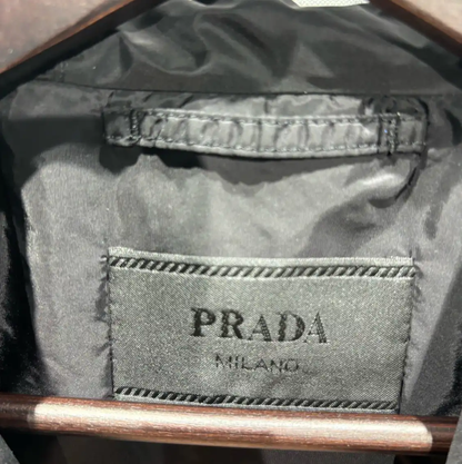 Prada Black Cotton Men's Jacket (XL)