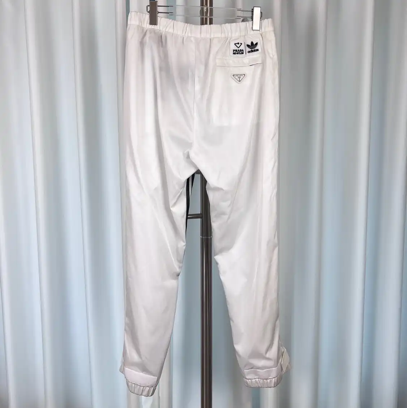 Prada Men's Casual Pants in White Nylon