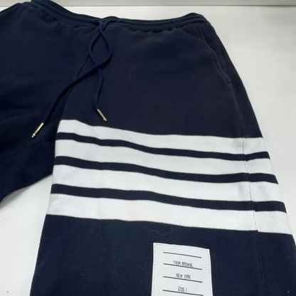 Thom Browne Classic Stripe Navy Cycling Shorts