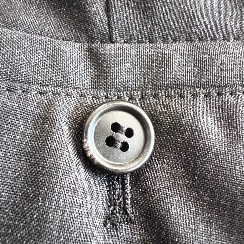 Prada Black Striped Wool Casual Trousers for Men