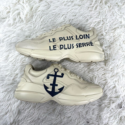 Gucci Rhyton Anchor Print Fashion Sneakers 0079