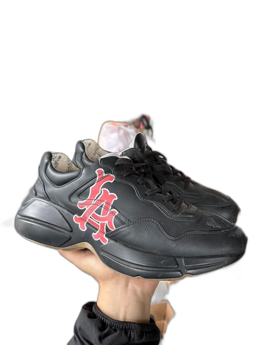 Classic Black Gucci Dad Sneakers Los Angeles Collaboration