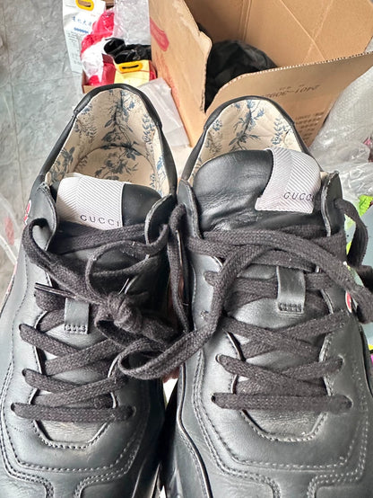 Classic Black Gucci Dad Sneakers Los Angeles Collaboration