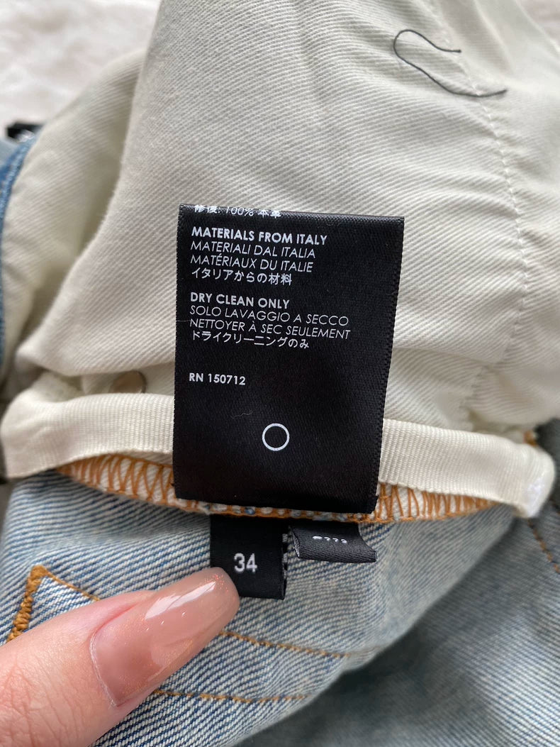 Amiri Old English Denim Jeans