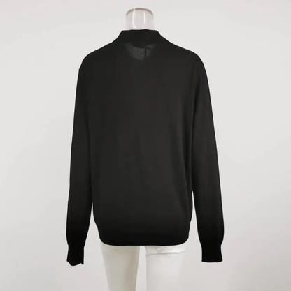 Prada Black Long Sleeve Polo