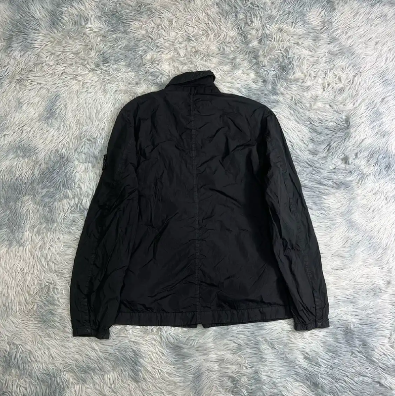 Stone Island Black Cotton Men's Jacket 0089