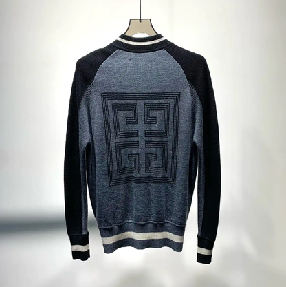 Givenchy Gray Wool Men's Knit Sweater 0089