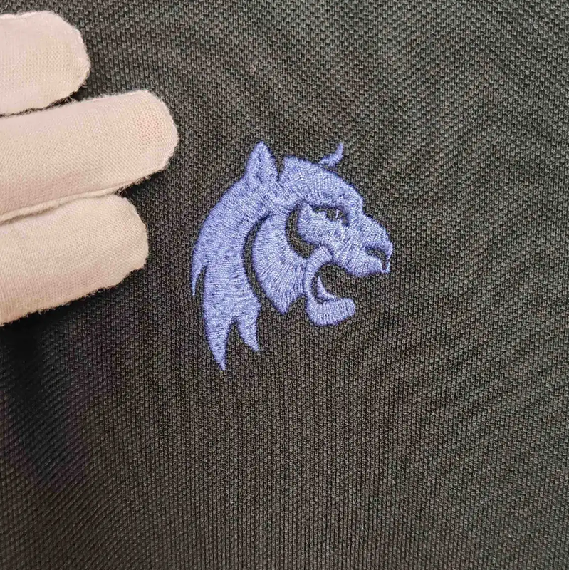 Prada Men's Black Cotton Polo Shirt