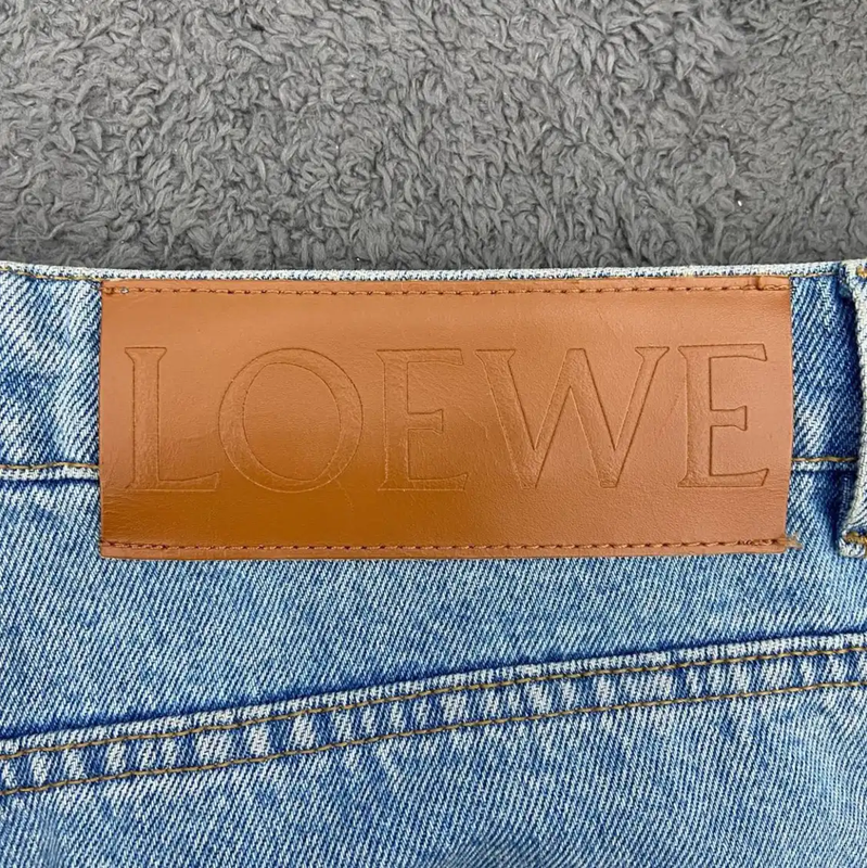 Loewe Casual Blue Cotton Pants 0089