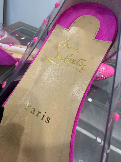 Pink Rhinestone Flat Shoes for Women