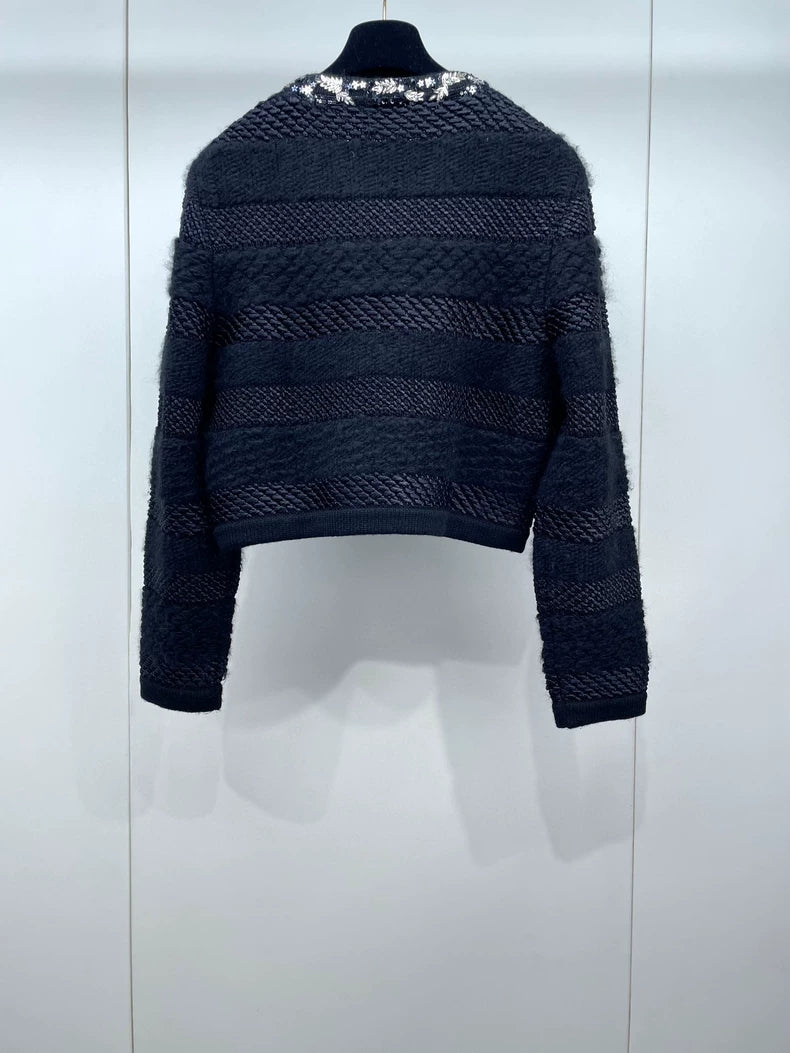 Chanel Knit Jacket with Sequins