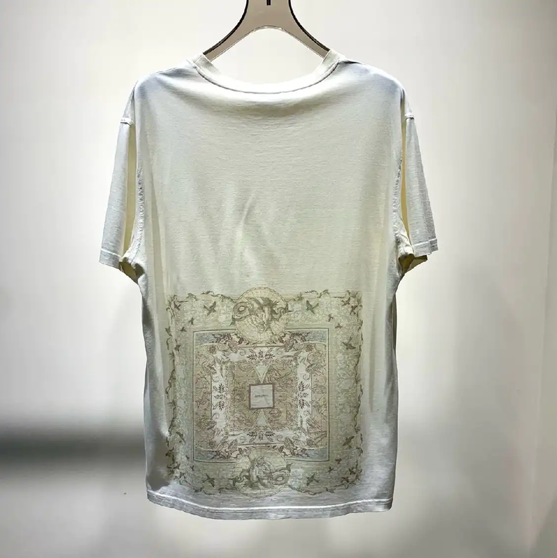 Givenchy Studio Homme White Cotton T-Shirt 0089