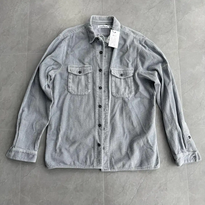 Stone Island Light Blue Long Sleeve Shirt 0089