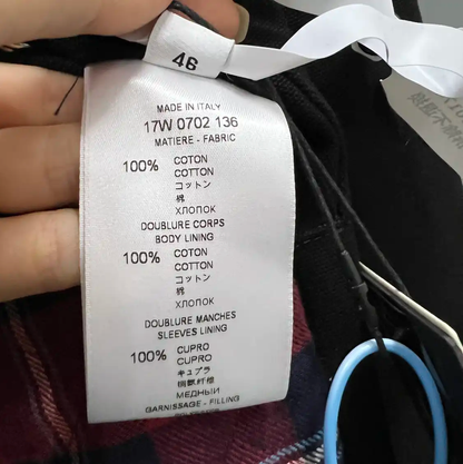 Givenchy Black Cotton Long Coat for Men 0089