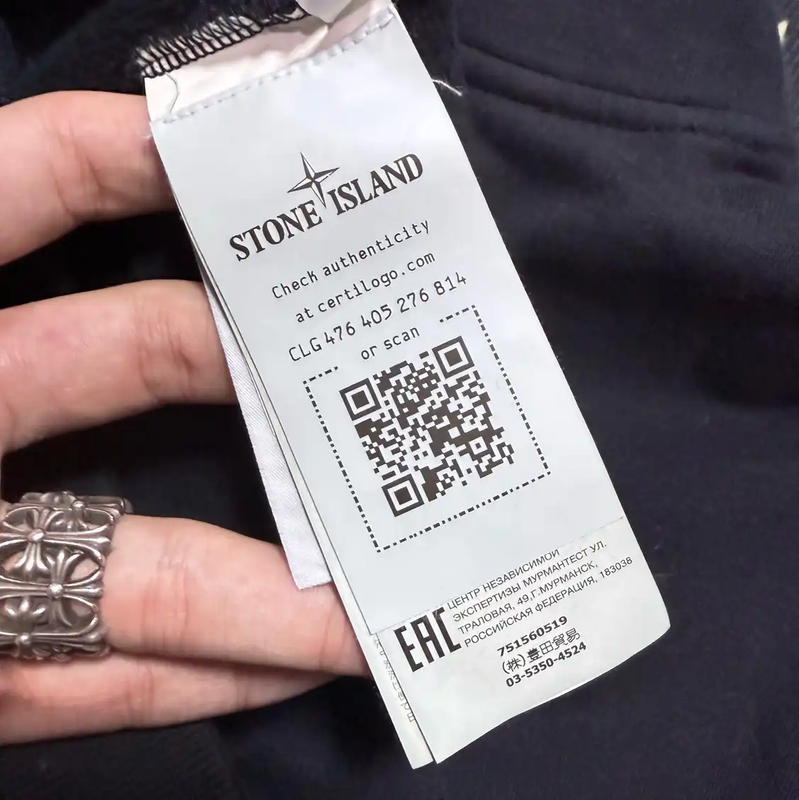 Stone Island Black Long Sleeve Sweatshirt 0089