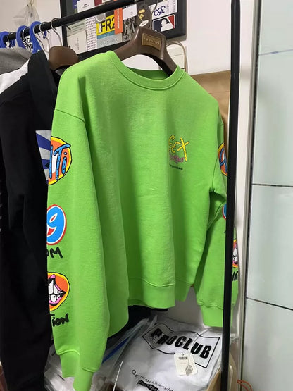 Chrome Hearts Sex Series Green Sweatshirt