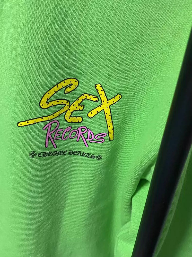 Chrome Hearts Sex Series Green Sweatshirt