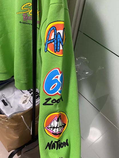 Chrome Hearts Sex Series Green Sweatshirt