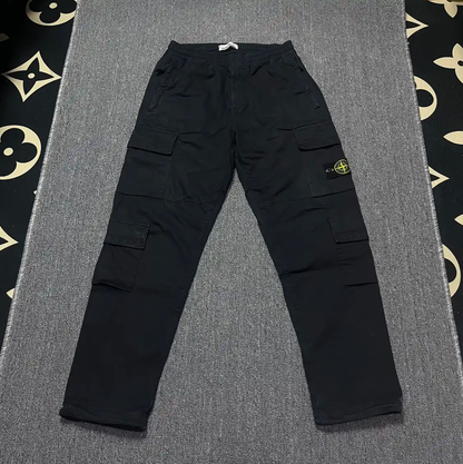 Stone Island Men's Black Casual Pants 0089