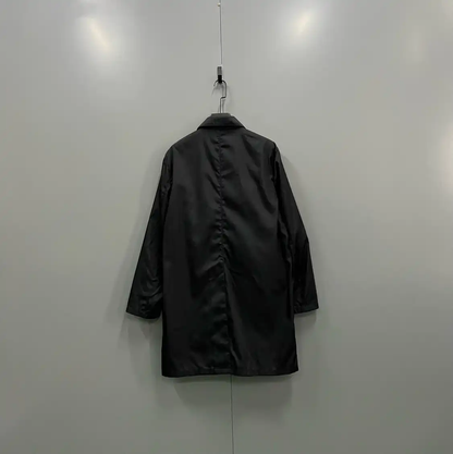 Prada Black Long Trench Coat for Men