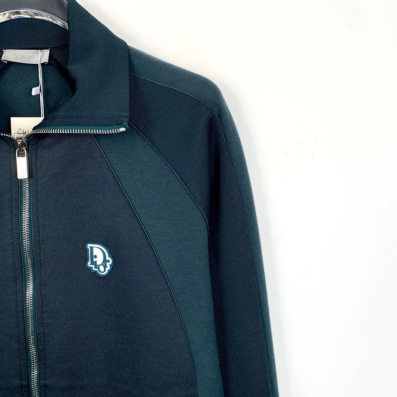 Green Logo Zip Jacket from Dior