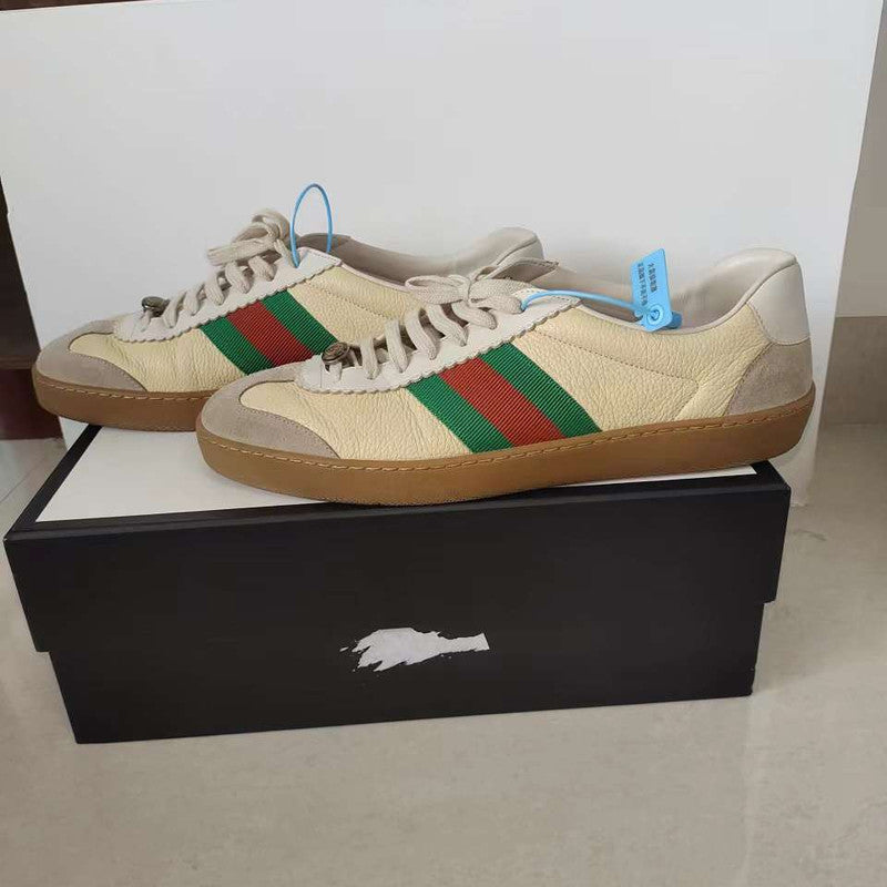 Gucci Leather Bee Fashion Sneakers for All 0079