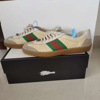 Gucci Leather Bee Fashion Sneakers for All 0079