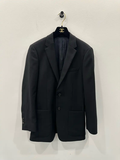 Prada Black Wool Coat for Men