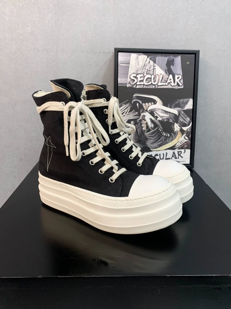 Rick Owens High Platform Sneakers for Women-yf