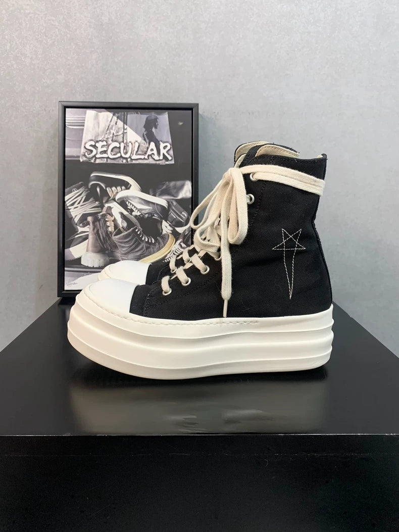 Rick Owens High Platform Sneakers for Women-yf