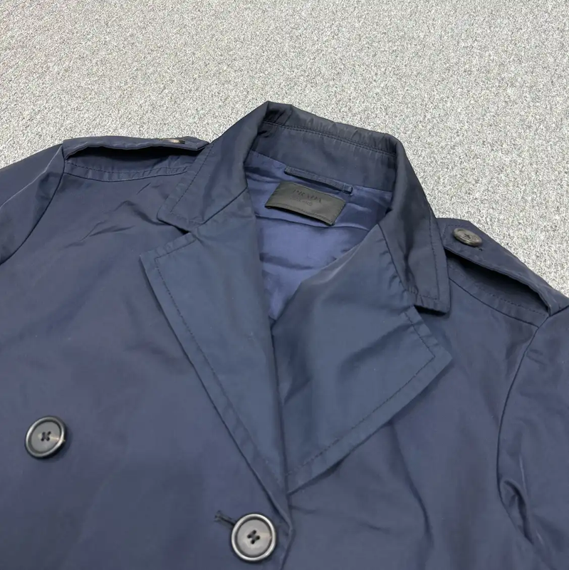 Prada Men's Blue Nylon Jacket