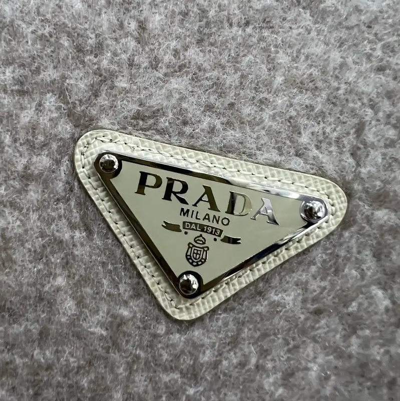 Prada Khaki Cotton Long Sleeve Sweatshirt