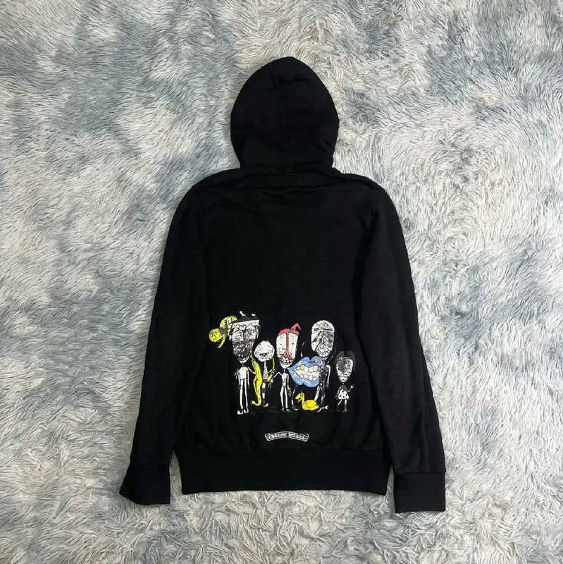 Chrome Hearts Black Cotton Men's Hoodie 0089