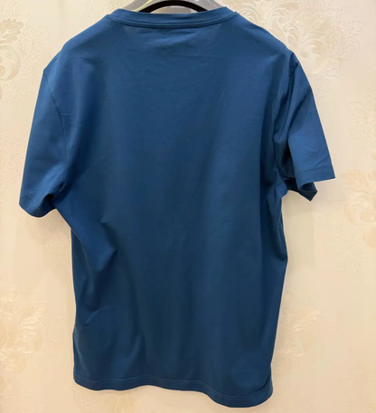 Prada Summer Blue Logo T-shirt for Men