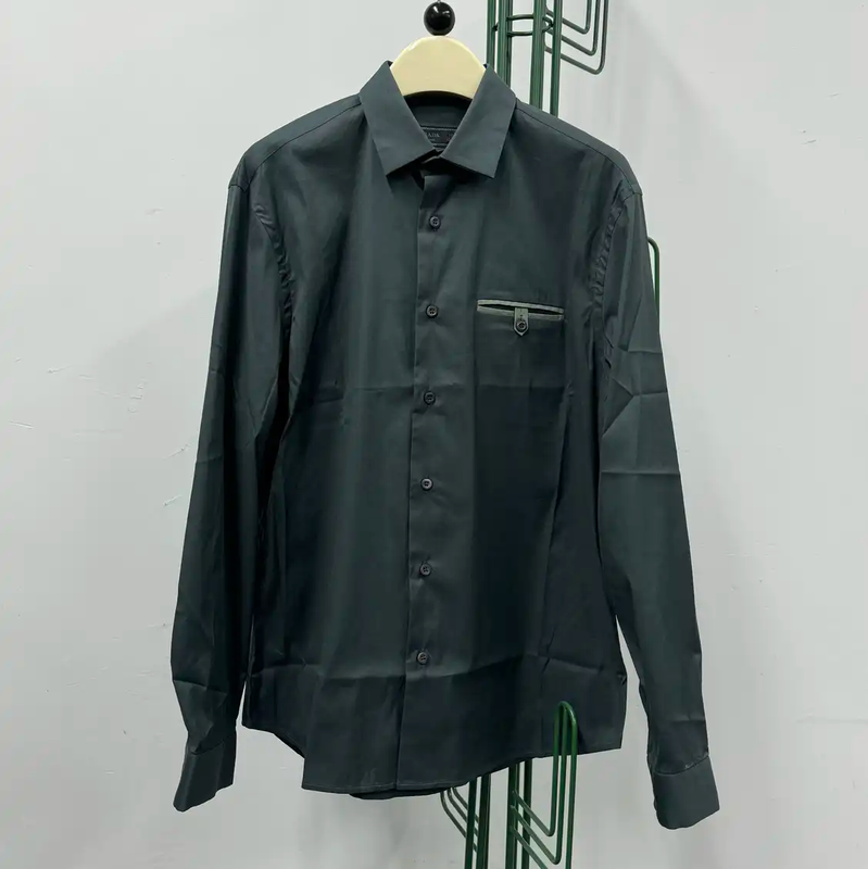 Prada Green Long Sleeve Cotton Shirt